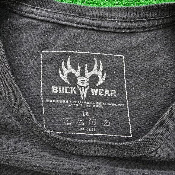 Buck Wear Tshirt Mens Large Lab Dog‎ American Flag Patriotic Red White and True - Picture 7 of 8